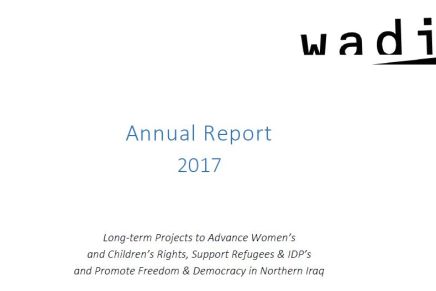 Wadi Annual Activity Report&nbsp;2017