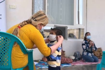 Raising Covid Awareness in Refugee Camps&nbsp;Continues