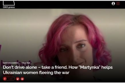 How “Martynka” helps Ukrainian women fleeing the&nbsp;war