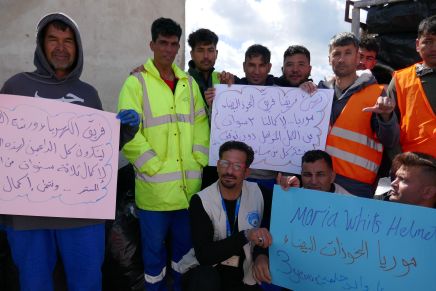 Solidarity and self-organized struggles in “Moria”